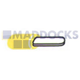 Universal Yellow Blade Terminal (10mm, Pack of 100)