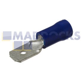 Connettore piatto maschio blu universale (confezione da 100)