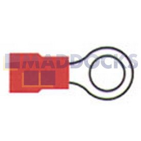 Universal Red Ring Terminal (8mm, Pack of 100)
