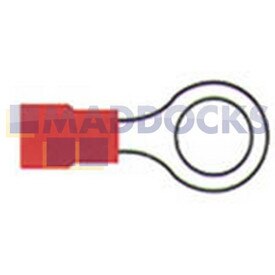 No Longer Available. Discontinued [Universal Red Ring Terminal (12mm, Pack of 100)]
