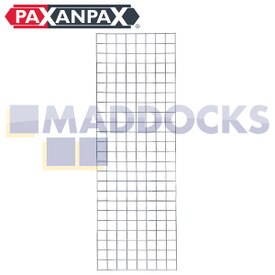 Pannello portapacchi cromato universale Paxanpax Retail Display (6 'x 2' / 180 cm x 30 cm)