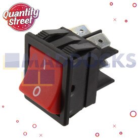 Genuine Original Numatic Basil, Edward, Henry, Henry Plus, James Type Red Rocker On / Off Switch