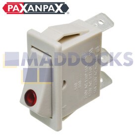 Compatibile con Dimplex CXL, CXLS, Interruttore a bilanciere al neon On-Off per riscaldatore ad accumulo serie CXT