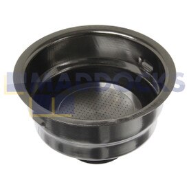 Assieme filtro due tazzine originale serie DeLonghi BAR32, EC155, EC270, EC460, EC702, ECO310.BK