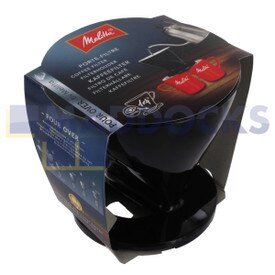 Cono Filtro in Plastica 'Pour Over' nero 2 tazze tipo 1x4 Originale Melitta