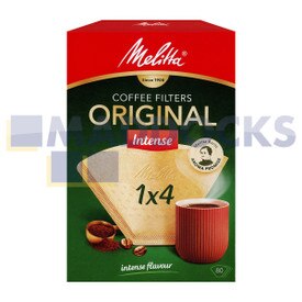 Filtri Caffè tipo 1x4 Originali Melitta Gourmet (confezione da 80)