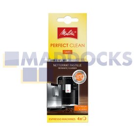Tavolette per pulizia macchina espresso originali Melitta "Perfect Clean" (1,8 g, confezione da 4)