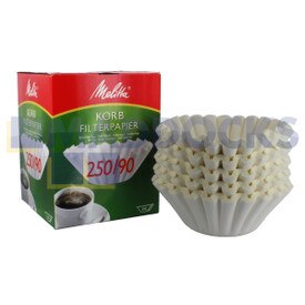 Canestrini carta filtro caffè originali Melitta Type 90 (confezione da 250)