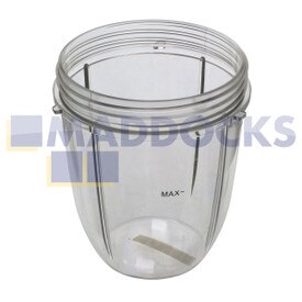 Compatibile per NutriBullet 600 W, 900 W tipo piccolo frullatore tazza tazza barattolo (18 once / 500 ml)