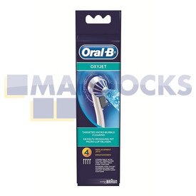 Genuine Original Oral B ED17 Oxyjet Brush Heads (Pack of 4)