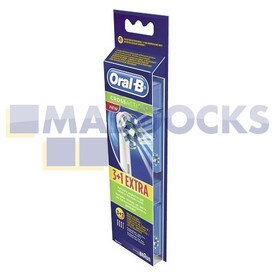 Genuine Original Oral B EB50 Cross Action Brush Heads (Pack of 3+1)