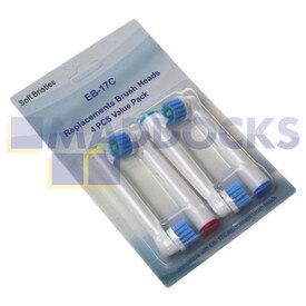 Testine Spazzolino Compatibili Braun Oral-B 'EB17C Type' Precision Clean (confezione da 4)