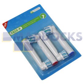 Testine Spazzolino Compatibili Braun Oral-B 'EB50P' Cross Action (confezione da 4)
