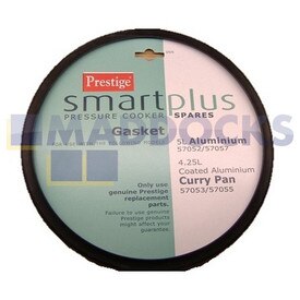 Guarnizione originale Prestige "Smart Plus" per pentola curry rivestita in alluminio 5 l in alluminio 57052/57057, 4,25 l 57053/57055