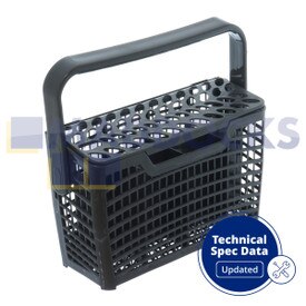 Cestello posate plastica bianca completo originale produzione Electrolux per AEG, Electrolux, Elektro Helios, Privileg, Rex, Zanussi per vari modelli