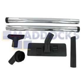 Kit innesto pavimenti plastica nero aspirapolvere universale e accessori strumento con tubi con asta ad estensione standard (35 mm)