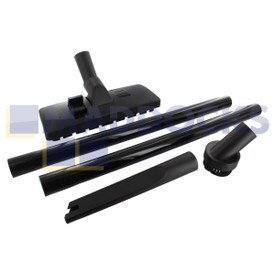 Aspirapolvere universale Ugello per pavimenti in plastica nera e kit di accessori per attrezzi con tubi di prolunga in plastica standard (32 mm)