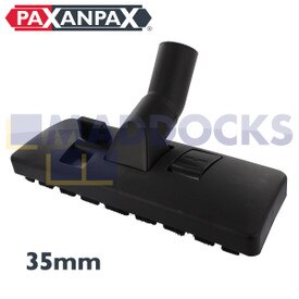Ugello strumento pavimenti pedale doppio plastica nero universale (35 mm x 270 mm)