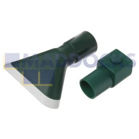 No Longer Available. Discontinued [Compatible for Vorwerk, Kobold, Folletto VK116, VK117, VK120, VK121, VK122 Triangular Floor Nozzle with Felt and Adapter (36mm)]