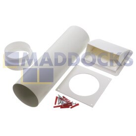 Universal 100mm Round Tumble Dryer Kit with Cowl Outlet