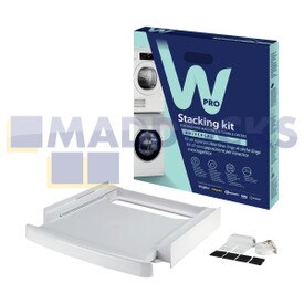 Kit Originale di Sovrapposizione Universale per Lavatrice e Asciugatrice con ripiano estraibile (SKS101)