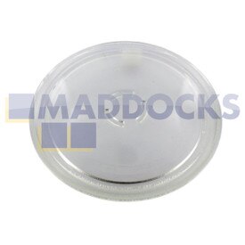 Piatto rotante vetro microonde originale serie Whirlpool 6MT, AT, EMC, IL, MAX, MT, MW, TC, UKM, VT con 3 fissaggi (280 mm)