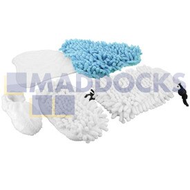 Kit panno spazzolone a vapore compatibile X5 H20 (confezione da 5)
