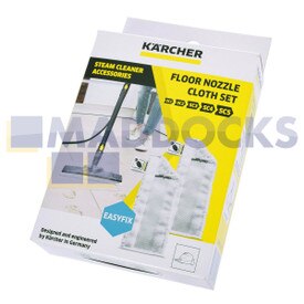Originale Karcher SC1, SC2, SC3 EasyFix originale; SC4, SC5 Panni per pavimenti con ugelli per pavimenti in microfibra EasyFix serie Premium (confezione da 2)