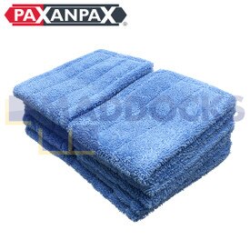 Compatibile con Mop tascabile in microfibra a righe bagnate da 40 cm Numatic Blue (confezione da 10)